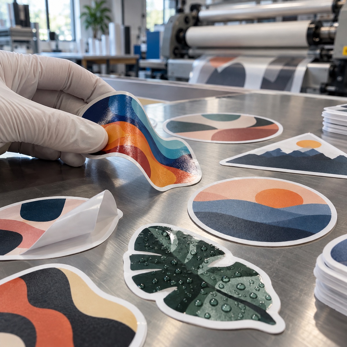 Laminasyonlu Sticker