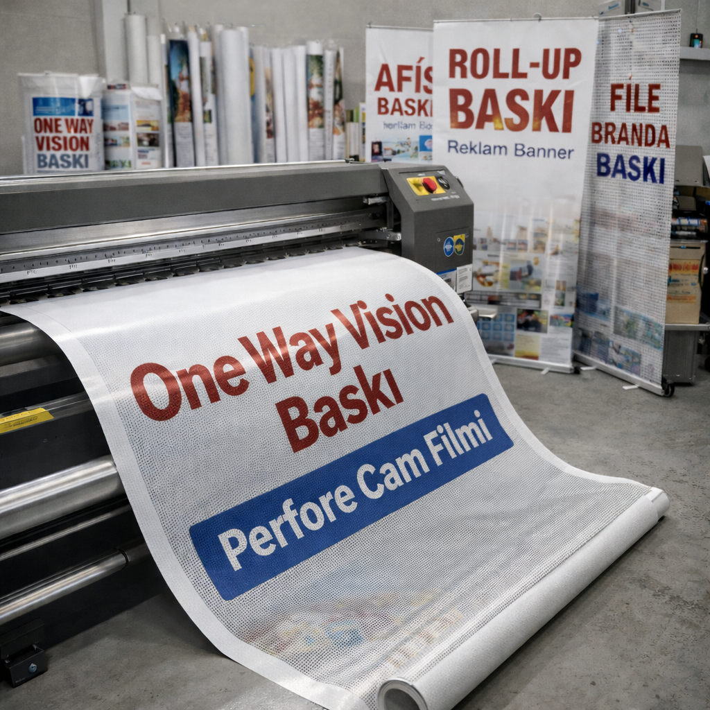 One Way Vision Baskı